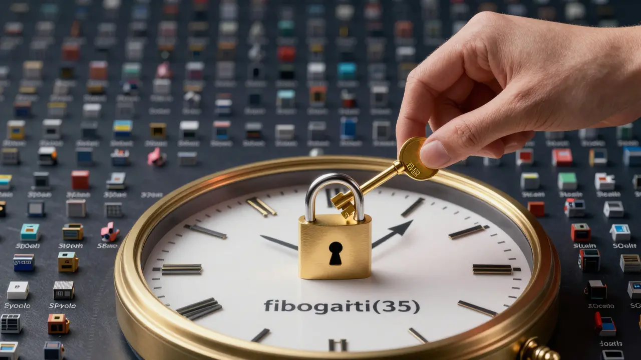 Chave dourada @lru_cache abrindo um relógio de cálculo lento.